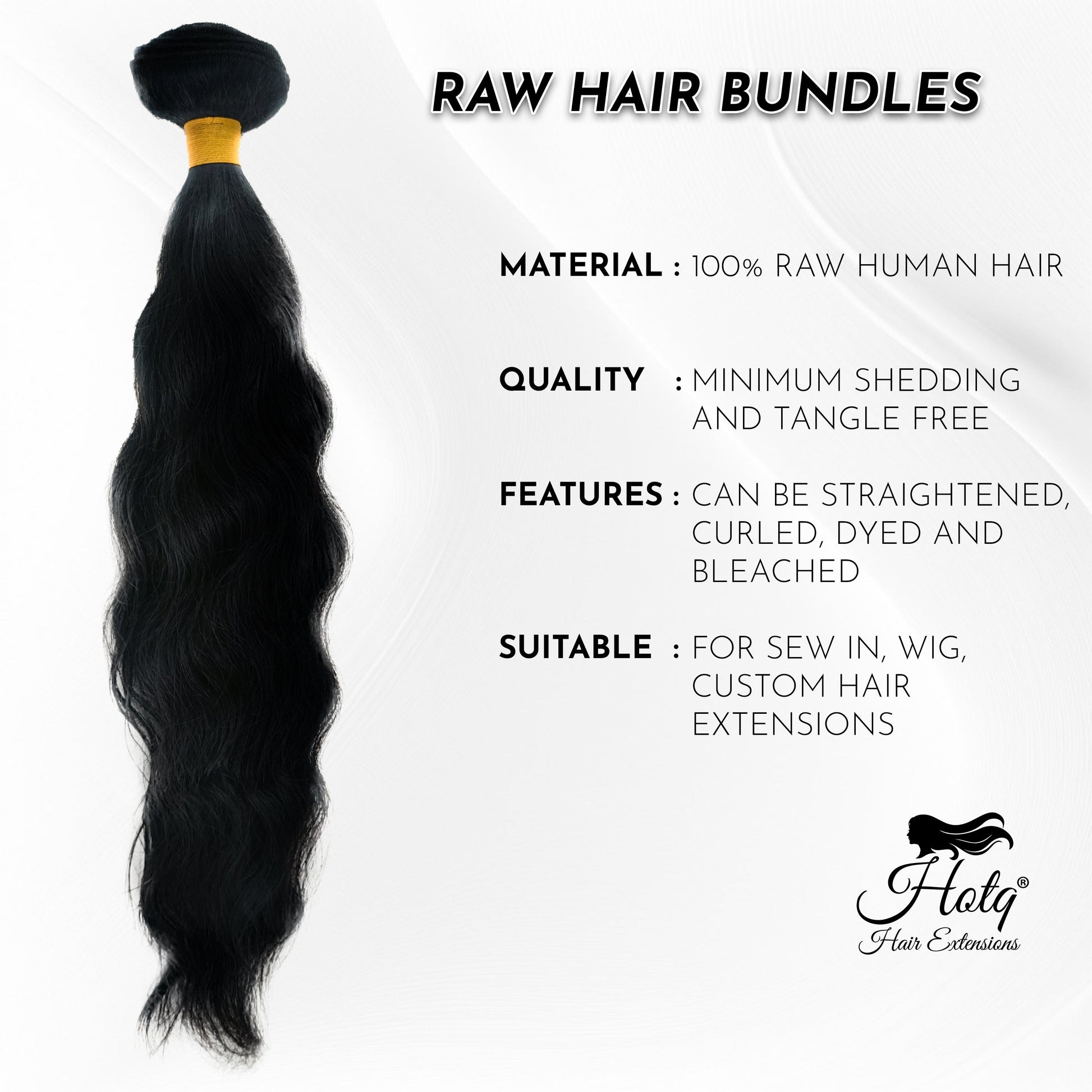 Indian Raw Hair Bundles - HOTQ HAIR